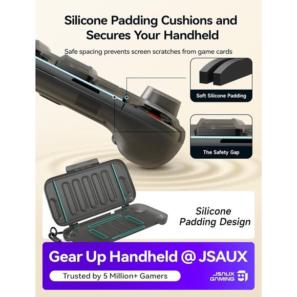 JSAUX Protective Case for Nintendo Switch 2 (2025), Hard Carrying Shell, Slim & - Picture 2 of 5